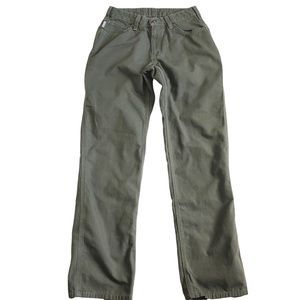 Carhartt Olive Green Women's Carpenter Work Pants 4x32